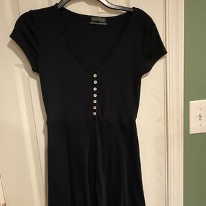 Urban outfitters black skater dress size medium